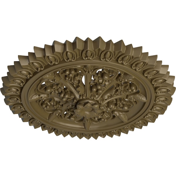 Lariah Ceiling Medallion (Fits Canopies Up To 1 3/8), 24 3/4OD 1 3/8ID X 3 1/4P